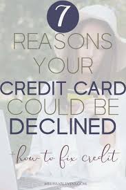 If you're a tpg reader who'd like us to answer a question of your own, tweet us at @thepointsguy , message us on facebook or email us at info@ thepointsguy.com. 7 Reasons For Credit Card Declined Applications How To Get Approved