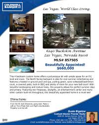 Flyer For Coldwell Banker Summer Entertaining Custom Homes Backyard