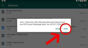 Cara Kirim File Dokumen Microsoft Office Dan Pdf Lewat Whatsapp