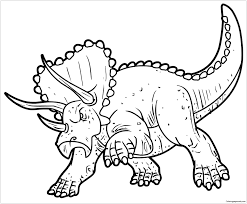 You can now print this beautiful dinosaur easy triceratops for preschoolers coloring page or color online for free. Triceratops Dinosaur 1 Coloring Pages Dinosaurs Coloring Pages Coloring Pages For Kids And Adults