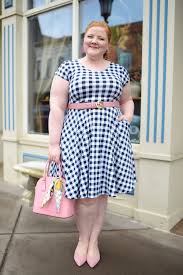 3 Everyday Dresses For Spring And Summer From Karina Dresses Sizes Xs 3x The Joan In Navy Dot Megan In Orange Vintage Floral And Naomi In Navy Gingham Plus Size Fashion Fashion
