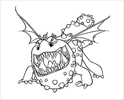 Try to color dragons to unexpected colors! How To Train Your Dragon Meatlug Coloring Page Coloringbay