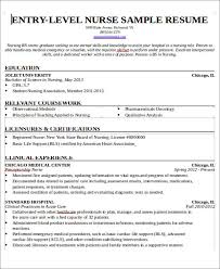 Free 7 Sample New Nurse Resume Templates In Ms Word Pdf
