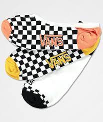 Vans Canoodle Red Roses 3 Pack No Show Socks No Show Socks