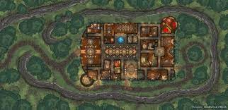 Lmop Phandalin Tresendar Manor Restored By Pc S As Base Headquarters 68 X 33 Battlemaps Dnd World Map Dungeons And Dragons Pathfinder Maps