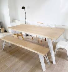 Fabriquez Votre Table De Salle A Manger Votre Bar Ou Votre Plan De Travail Style Contemporain Et Table A Manger Bois Brut Pieds De Table Table Salle A Manger