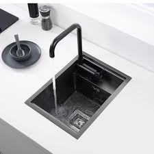 Maybe you would like to learn more about one of these? 2021 Hidden Black Kitchen Sink Single Bowl Bar Small Size Stainless Steel Balcony Sink Concealed Black Kitchen Sink Bar From Pet Friends 57 66 Dhgate Com