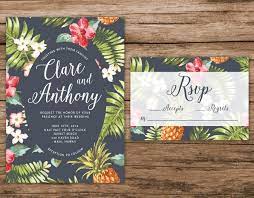 Tropical Wedding Invitations Tropical Wedding Invitations An In Depth Anaylsis On What Works And What Does Not Whenever So Trouwkaart Menukaarten Bruiloft