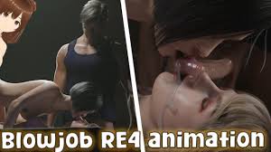 Ada and Ashley from Resident evil 4 eat Lyons cum (Dude017X animation) -  Jazziuu