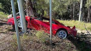 Celebrity crashes la ferrari in beverly hills!!! Not So Ferrari Friday Check Out This Wrecked Ferrari F40