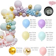 Twisty balloons ~ by lisa: 182pcs Set Macaron Balloon Arch Garland Kit Double Stuffed Etsy In 2021 Birthday Balloon Decorations Balloons Balloon Arch Diy