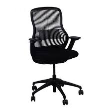 Knoll Regeneration Used Task Chair Black National Office Interiors And Liquidators In 2020 Task Chair Chair Fabric Seat