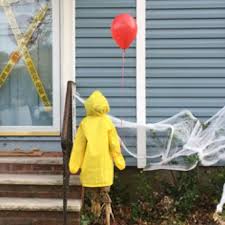 Georgie Scarecrow Halloween Decoration Halloween Outdoor Decorations Halloween Yard Decorations Scary Halloween Decorations
