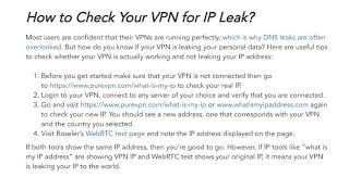 How To Check Your Vpn For Ip Dns Webrtc Leak Leaks Dns Helpful Hints