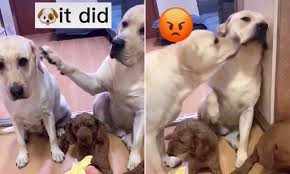 Tiktok Video Showing Two Adorable Labradors Goes Viral Daily Mail Online