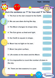 Class2 Evs Our Universe 2nd Grade Worksheets Science Worksheets Third Grade Science Worksheets
