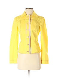 details about philosophy di alberta ferretti women yellow jacket 4