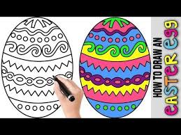 How To Make A Colorful Egg For Easter Drawing An Easter Egg Easter Egg Hunt Egg Decoration Youtube Easter Drawings Easter Egg Hunt Egg Decorating