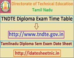 The tamil nadu directorate of technical education monday released the results for diploma april 2020 launched on 31st could 2021. Tndte Diploma Exam Time Table 2021 Diploma Exam Schedule Download