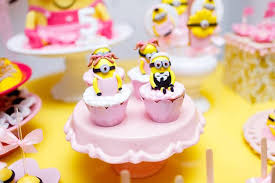 See more ideas about minion cake, minion cake design, minion birthday. Kara S Party Ideas Pink Girly Minion Birthday Party Kara S Party Ideas