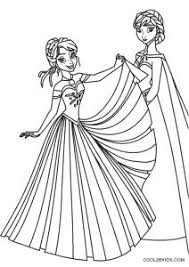 Elsa and anna coloring pages. Free Printable Frozen Coloring Pages For Kids