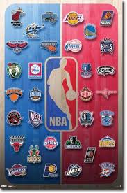 Play basketball with good heart. Nba Western And Eastern Conference Logos 2011 Poster Auction Online Nba Logo Nba League Nba