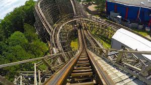 Bandit Wooden Roller Coaster Amazing 4k Resolution Pov Video Movie Park Germany Ultra Hd Youtube