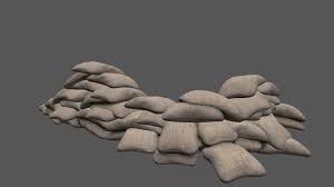 Sandbag Set 1 Sandbag Set 3d Model Architecture 3d Model Architecture Model
