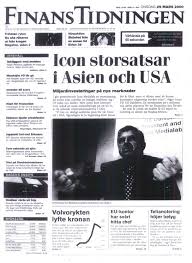 Aktien borde kortsiktigt gå upp 20 procent (1) bullion. 10 Front Pages Of Dagens Industri And Finanstidningen In 2000 Source Download Scientific Diagram