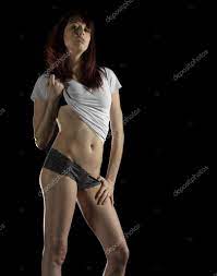 Sensual Female Doing Sexy Pose in Studio Stock Photo by ©vlue 63179627