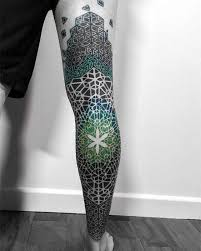 Blume des lebens tattoo arm. Full Bein Hulsen Negative Space Manner Blume Des Lebens Tattoo Full Sleeve Tattoos Geometric Tattoo Flower Of Life Tattoo