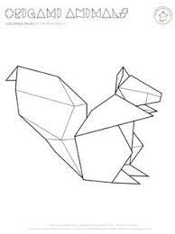 epingle par jabulani afrika sur origami dessin geometrique animaux coloriage simple pil