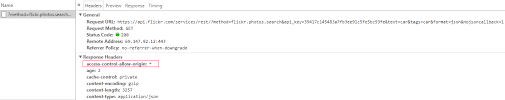 The purpose of this project is to use the api provided from flickr by calling the flickr.photos.search method to get photos. Ajax Request To Flickr Api Returns 0 Results But Works With Curl Postman Stack Overflow