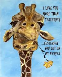 Life Lines 43644 Ready To Hang Wall Plaque I Love You More Awesome Products Selected By Anna Churchill In 2020 Giraffe Art Funny Giraffe Giraffe
