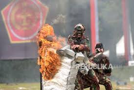 Pada awal dibentuk bernama tentara keamanan rakyat (tkr) kemudian berganti nama menjadi tentara republik indonesia (tri) dan. Jenderal Tengkorak Dan Anak Cijantung Gapai Bendera Tni Republika Online
