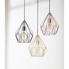 Suspension Colours Barba Cuivre L 31 X H 110 Cm En 2020 Lustre Salle A Manger Luminaire Chambre Et Luminaire Plafond