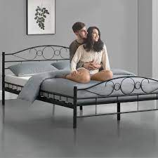 Bis zu 70%.schlafen wie auf wolken: Juskys Metallbett Toskana 140 X 200 Cm Kaufland De