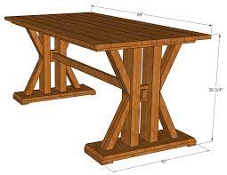 Use one of these free farmhouse table plans to build a kitchen table that will put your home to the top of the style list. French Farmhouse Dining Table Handmade Haven