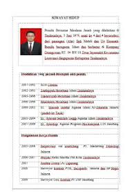 Bentuk daftar riwayat hidup cv yang. Contoh Daftar Riwayat Hidup Adin Blog S