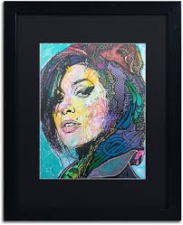 Amy Winehouse by Dean Russo, Black Matte, Black Frame 16x20-Inch : Buy  Online at Best Price in KSA