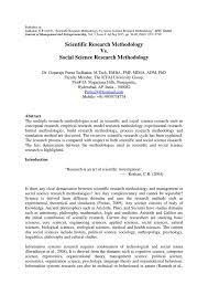 Scientific Research Methodology Vs Social Science Research Methodology Social Science Research Social Science Research Methods