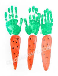 Handprint Carrots Craft Ideas For Easter Basket Toddler Art Handprint Crafts Easter Art