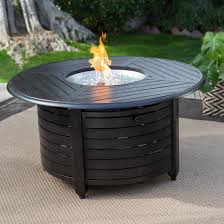 Red Ember Stapleton 47 In Round Fire Pit Table Round Fire Pit Table Fire Pit Coffee Table Propane Fire Pit Table