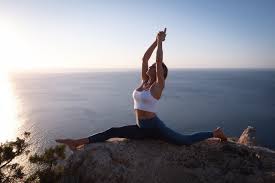 Start by lying on your back with your feet joined together and arms on the sides. Home Quantum Yoga