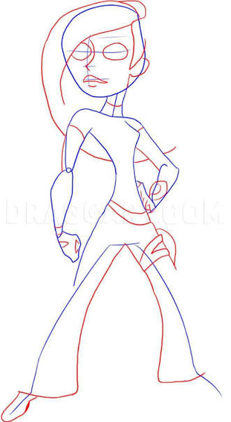 How To Draw Kim Possible, Drawing, Step by Step, by Dawn - DragoArt