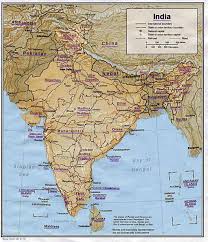 Laden sie lizenzfreie karte von indien. Karten Von India Karten Von India Zum Herunterladen Und Drucken
