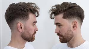 A permanent wave, commonly called a perm or permanent (sometimes called a curly perm to distinguish it from a straight perm), is a hairstyle consisting of waves or curls set into the hair. How To Cut A Layered Men S Haircut With Low Skin Fade Beginner Barber Step By Step Tutorial Youtube