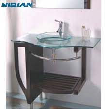If you need more counterspace beyond your corner sink, consider adding wall mounted soap dishes or cup holders to maximize storage. High Quality Glass Wash Basin Small Corner Bathroom Sink Vanity With Mdf Shelf Buy Sink Bathroom Vanity Small Corner Bathroom Vanity Glass Wash Basin Product On Alibaba Com