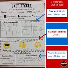 This informal assessment is not only great for use with texts. Checking For Understanding With Exit Tickets