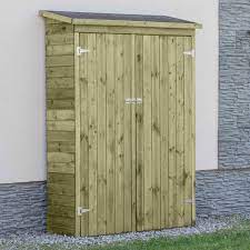 Bosmere english garden 4.5 ft. Harrier Wooden Garden Storage Cabinet Net World Sports
